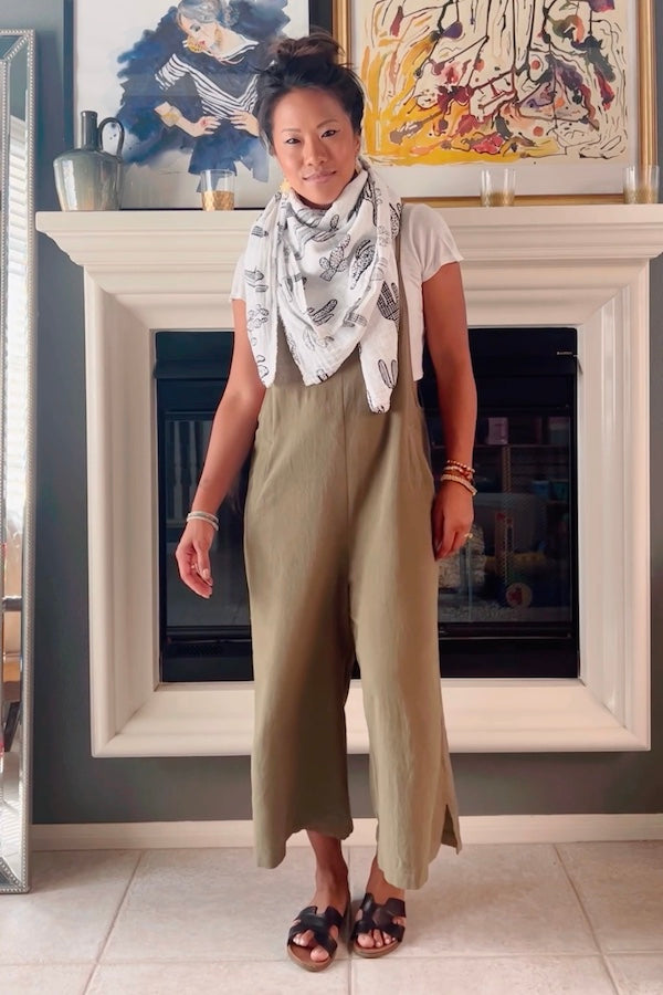 SHOP: Styled Green Loose Jumper